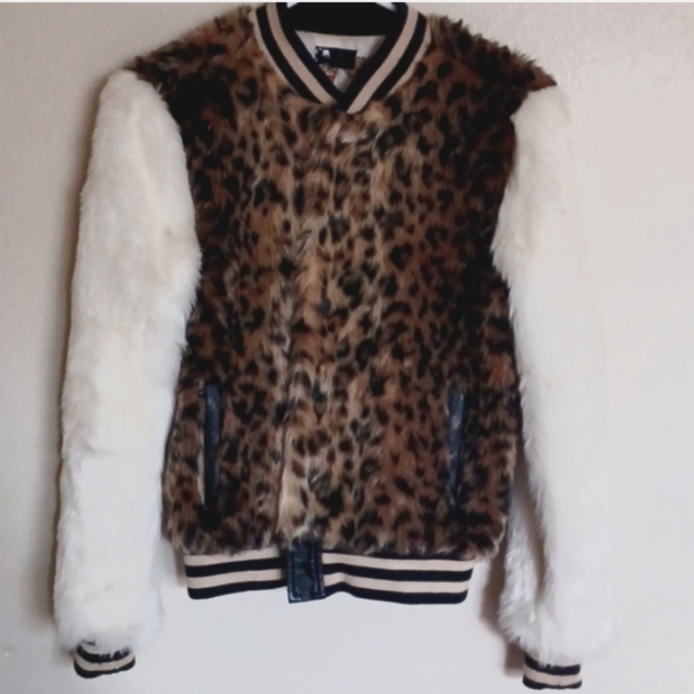 Mother Cheetah Print Bomber Jacket